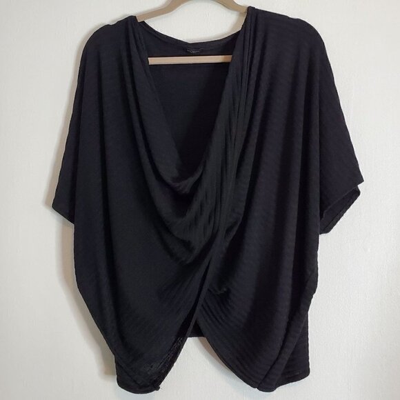 Ann Taylor Factory Black Knit Top Women Size L/XL - Picture 3 of 11